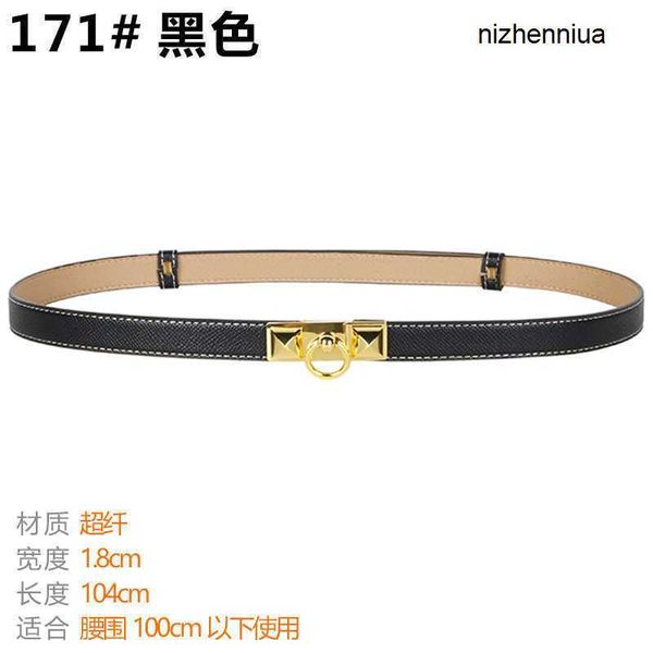 

hermm luxury belt non perforated women s genuine leather buckle simple and versatile decoration matching skirt jeans cool ins style ulhu, Silver