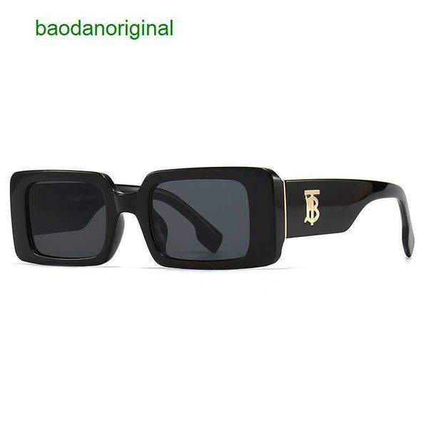 

burbrerys designer sunglasses 4342 new fashionable sunglasses men and women's ins style advanced square frame tan hyfz, White;black