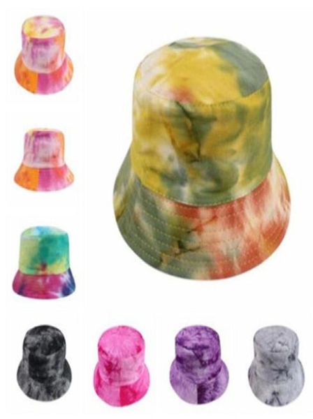 

tie dye color hat national style bucket hats fahsion outdoor hiphop caps summer prevent bask hats festive party hats wy169q23749997, Blue;gray