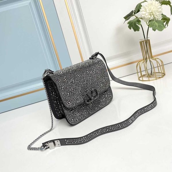 

diamond luxurys handbag style women designer bags embedding bling women's shoulder crossbody crystal chain qah4