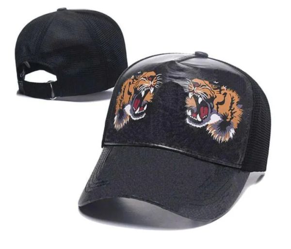 

designer luxury ball caps 2023 mens baseball caps woman brand tiger head hats bee snake leopard embroidered bone men women casquette sun hat, Blue;gray
