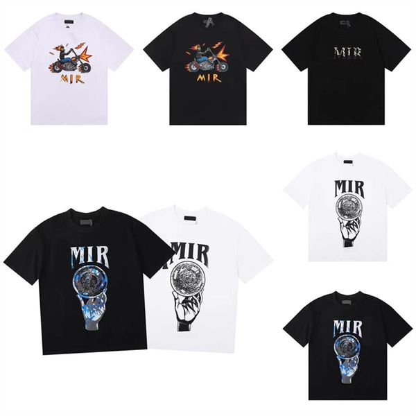 

ss23 men's womenswear designer t-shirt printed fashion men's t-shirt high-quality cotton casual t-shirt short sleeve luxury street, White;black