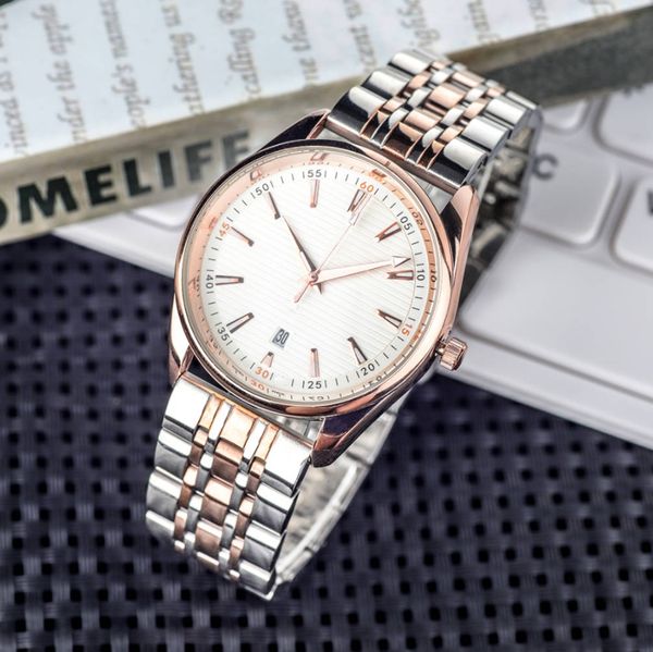 

mens movement watches designer watch aaa 40mm black dial quartz watchfashion classic style stainless steel waterproof luminous wristwatches, Slivery;brown