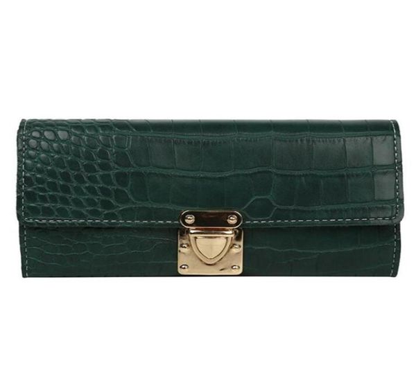 

l58414 luxury designer women long wallet01234567894998046, Black