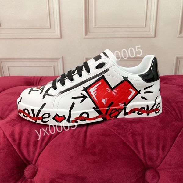 

brand designer womens casual shoes white black sneakers leather trainer printed platform trainers shoes