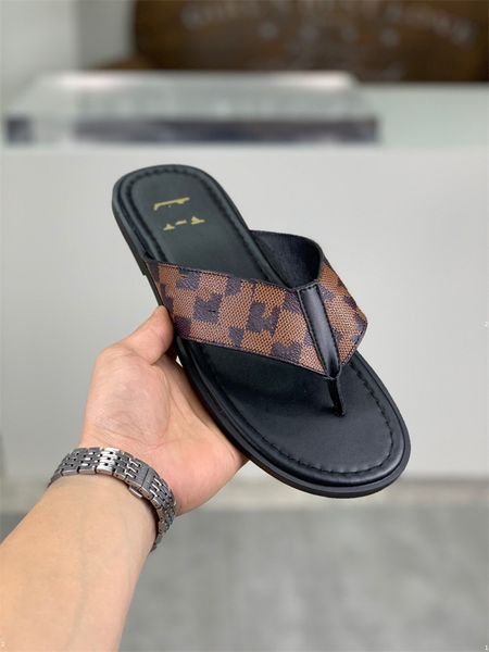 

luxurious brand men's slippers fashion beach sandals designer men soft casual shoes men eva slides original flip-flops summer men', Black