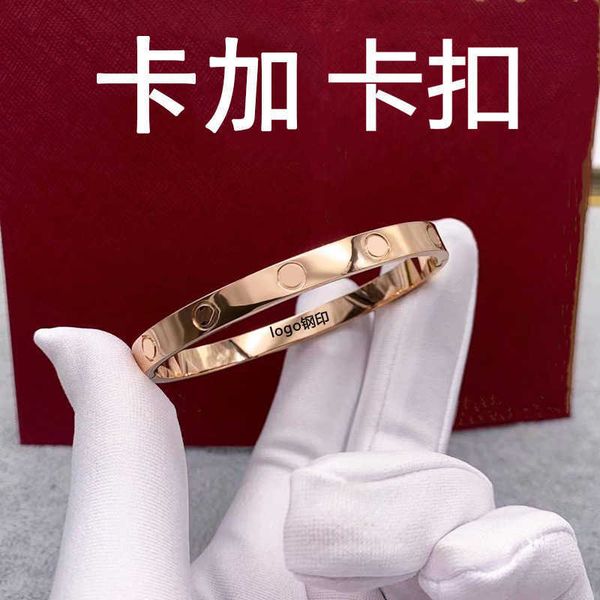 

kaga buckle titanium steel stainless couple fashion bracelet electroplated with rose gold, Black