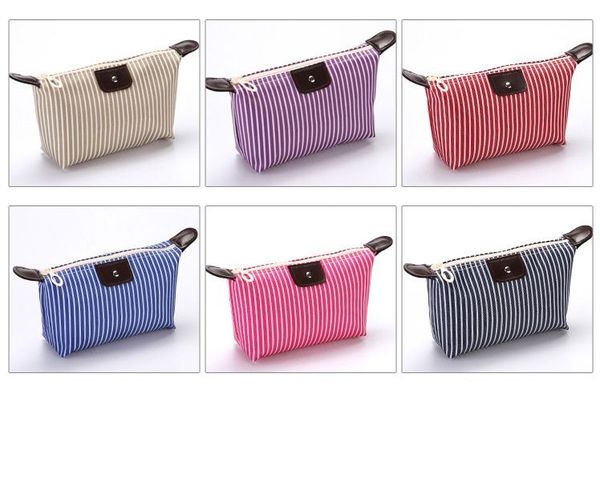 

waterproof organizer portable makeup bag cute handbags creative dumpling package cosmetic bag waterproof storage, Blue;pink