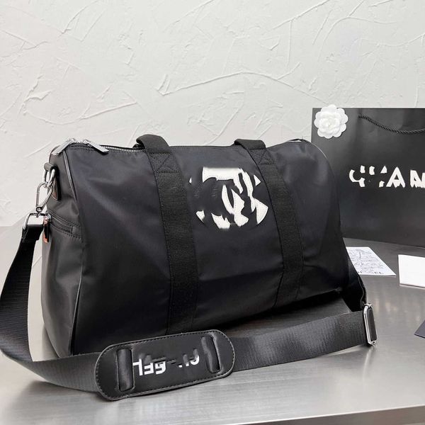 

2023 handbag new travel nylon high capacity trendy coffee light casual fashion versatile bag