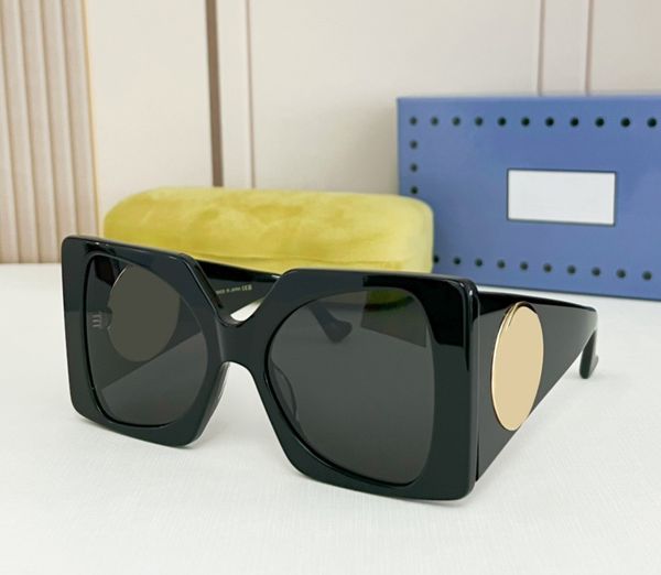 

fashion designer 1255 sunglasses for women oversized acetate square shape glasses outdoor trendy avant-garde personality style anti-ultravio, White;black