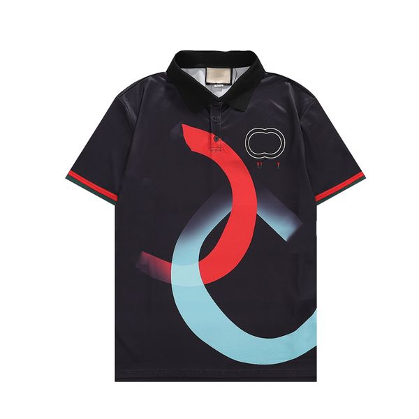 

golf men's polo italian guy fashion gentleman design pure cotton elastic slim fit ucc polo casual print short sleeve polo neck modest s, White;black