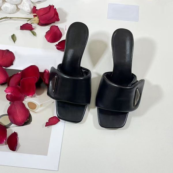 

designer sandal womens slide flip flop beach slippers black white high-heeled fashion banquet comfortable womens sandals platform heel luxur