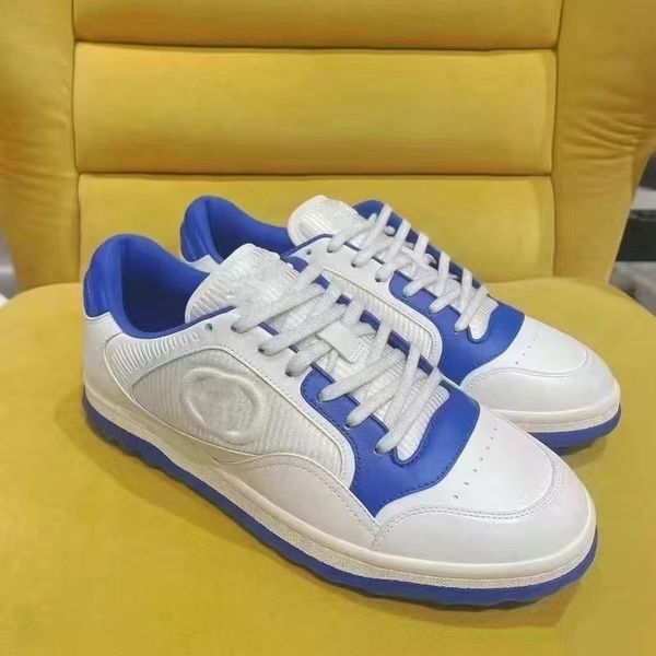 

mac80 men's sneakers casual shoes retro design white black leather double embroidered rubber sole lace-up flat italian creation shoe tr