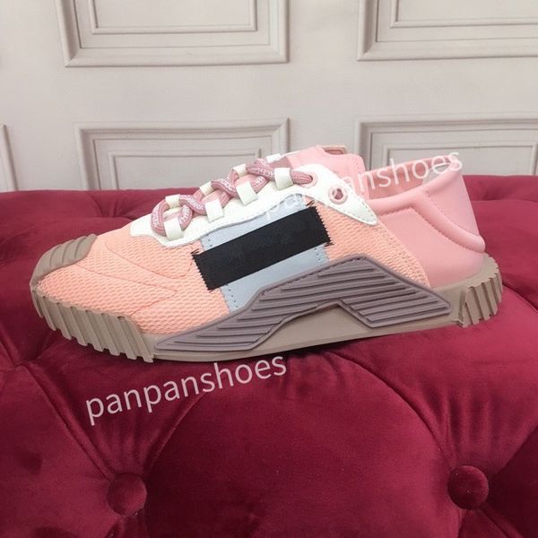

2023brand casual shoes womens designer leather lace-up sneaker fashion lady flat running letters shoes platform gym sneakers, Black