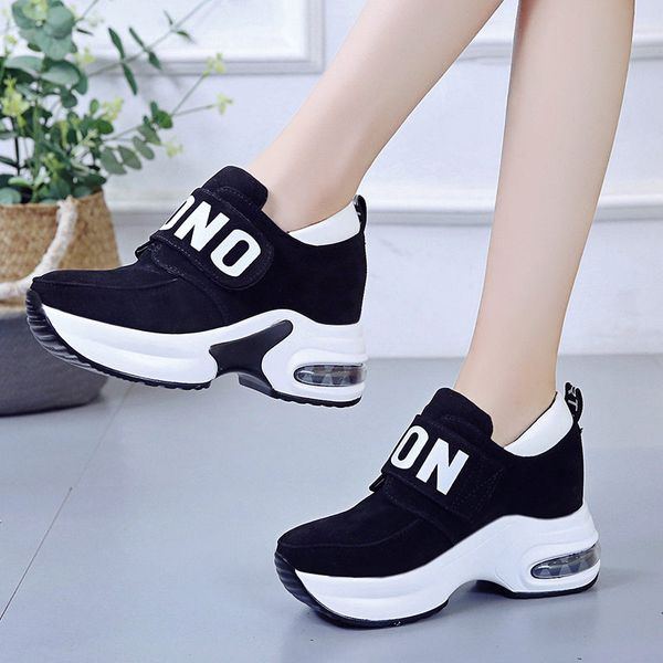 

womenssneakerswithplatformwomensshoescasualwomanwedgebasket2023shoestennisfemalethickwomanssummertrainers, Black