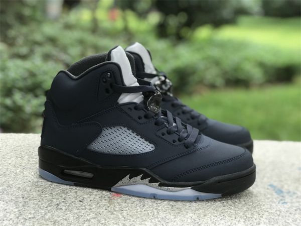 

basketball shoes jumpman 5 georgetown sport sneakers chaussures ship with box