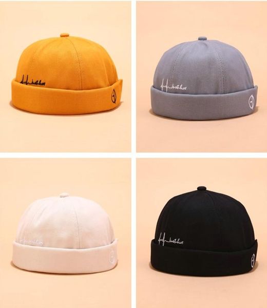 

mens skull cap beanie winter retro hat man brimless baggy melon caps cuff docker hats fashion street beanies for men new7180295, Blue;gray