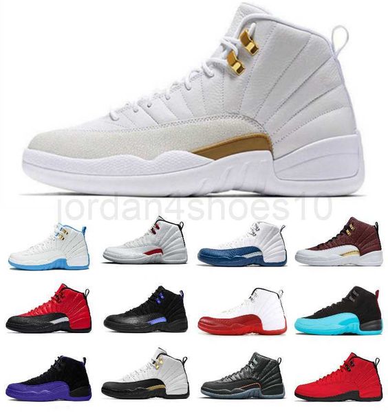 

jumpman 12 12s og mens basketball shoes university reverse flu game royal michigan twist white cherry gamma utility men designer trainers sn