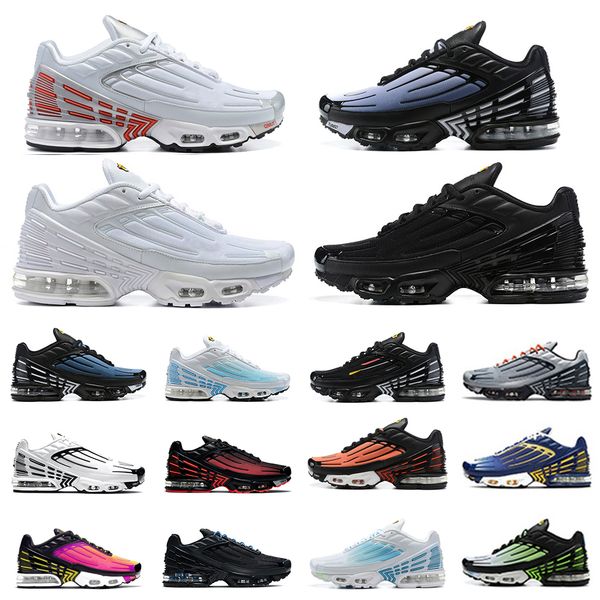 

tn plus 3 mens designer shoes sneakers black triple white graphy crimson red neon graphy pack nebula men women trainers sports sneaker thick