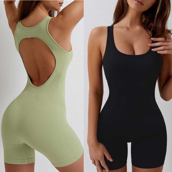 

yoga outfit onepiece jumpsuit for women gym yoga suit workout romper fitness clothing activewear j230506