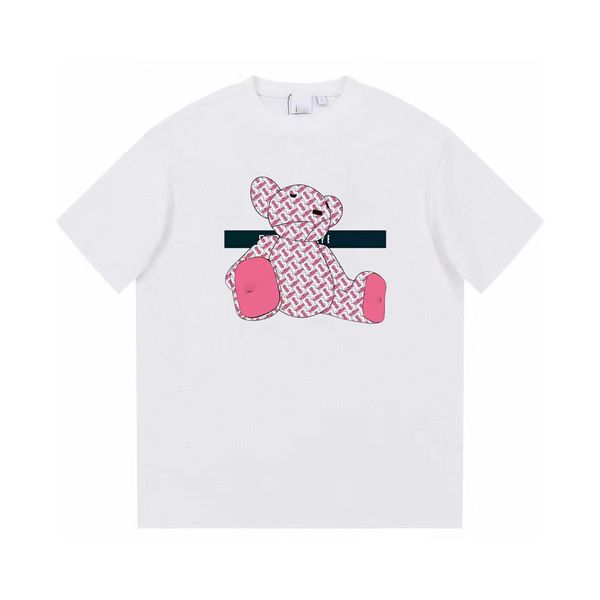 

summer man t-shirts designer tee luxury flocking letter tshirt t shirt classic fashion womens short sleeve casual cotton t-shirt, White;black