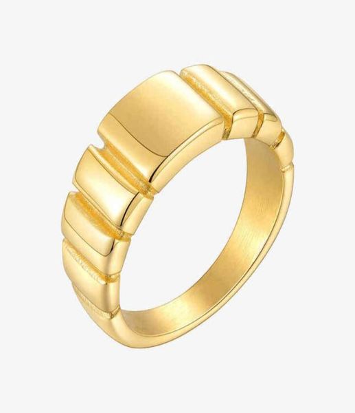 

couple rings enfashion vintage watch band for women gold color cute ring anillos stainless steel friends gift fashion jewelry r2047363799, Silver