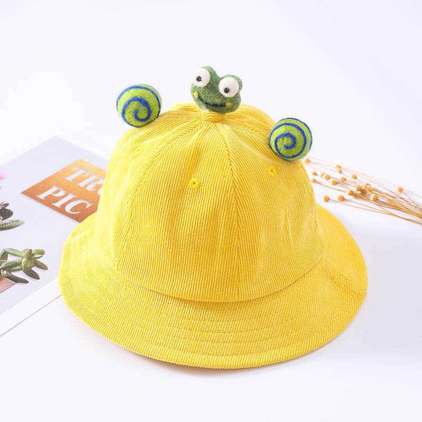 

stingy brim hats autumn winter corduroy bucket hat for kids children school hats outdoor travel fisherman caps women panama j230505, Blue;gray