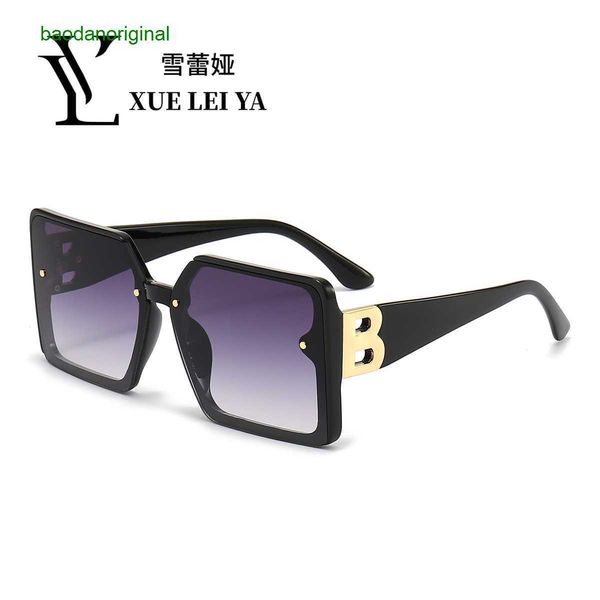 

burbrerys designer sunglasses fashionable b large frame sunglasses personalized outdoor modern street glasses versatile for men and women fa, White;black