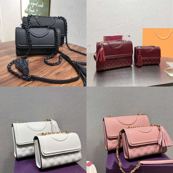 

shoulder bags luxurys handbags women matte black chain square tassel bag women designer crossbody messenger bag handbags 211220