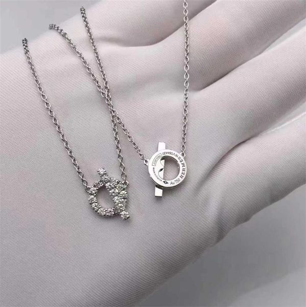 

designer fashion new pendant necklaces for women elegant necklace highly quality choker chains designer jewelry 18k plated gold gi7898705, Silver