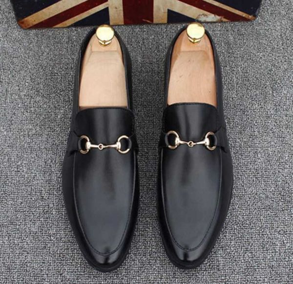 

dress shoes men's shoes brand designer leather casual driving oxfords flats shoes mens loafers moccasins italian shoes for men basketba, Black
