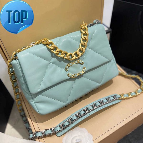 

shoulder bags channel 19 designer bag lambskin 9a quality women fashion luxury crossbody handbag ladi