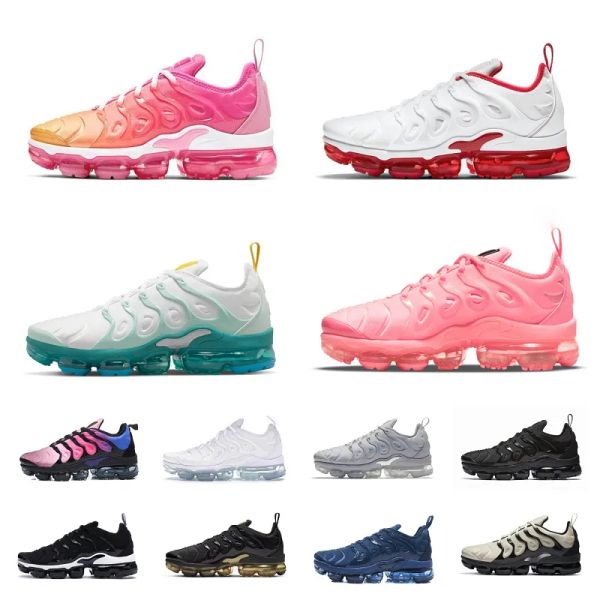 

mens air vapores max tn plus running shoes triple white black bubblegum yolk cherry tennis ball neon olive pure platinum dark blue cotton ca