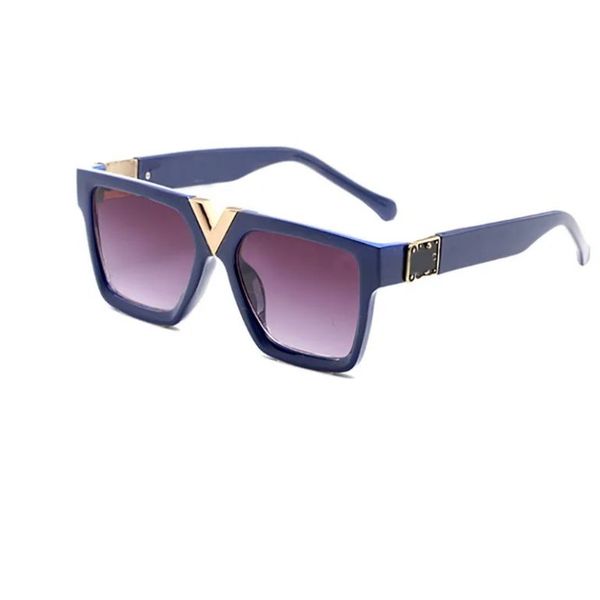 

oversized polarized sunglasses for men ladies sunglasses woman blue frame discoloration uv400 resin lenses glasses eye with box fashion mill, White;black