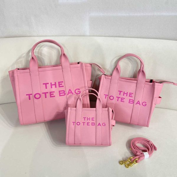 

the tote bag marc totes women designer handbag handbags women fashion all-match shopper solid color leather shoulder bags
