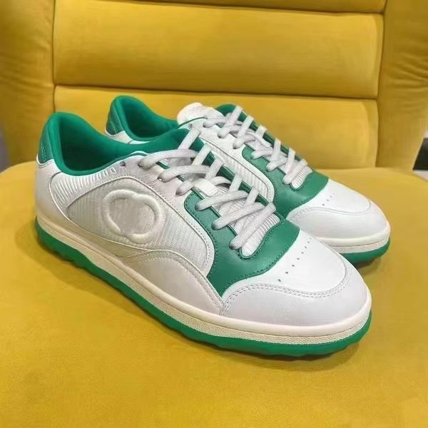 

mac80 men's sneakers casual shoes retro design white black leather double embroidered rubber sole lace-up flat italian creation shoe tr