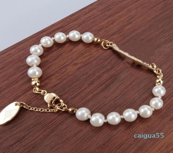 

whole4 colors pearl beaded bracelet popular fashion women lady rhinestone bracelet gift for love girlfriend fashion jewelry a7574622, Black
