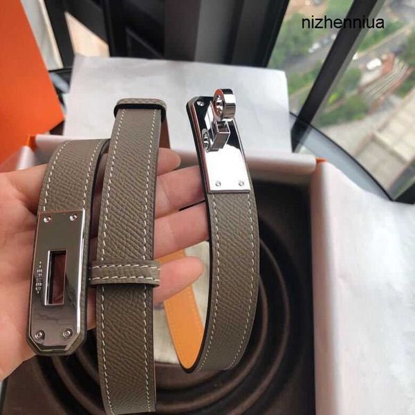 

hermm luxury belt high edition waistband h home retractable belt lock buckle waist fashion palm pattern factory goods xurt, Silver