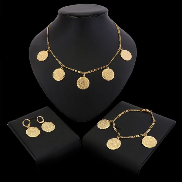

brand jewellery lady necklace earrings stainless steel jewelry sets, Black