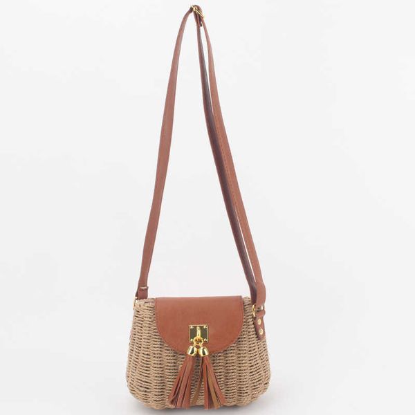 

new little fresh crossbody vine grass beach vacation leisure one shoulder woven women's bag