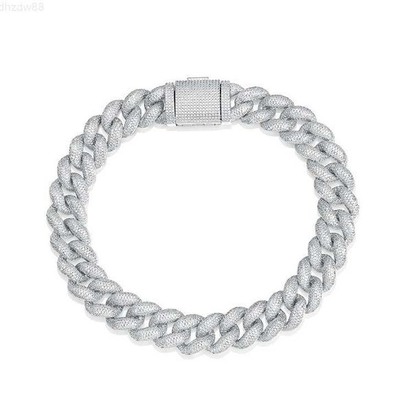 

factory manufacture silver plated hip hop jewelry brass/copper chain