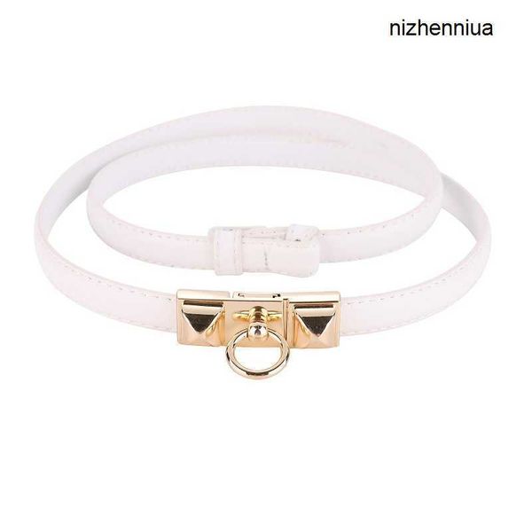 

hermm luxury belt genuine leather thin for women s veratile decorative uit with adjutable tretch buckle mall dre 3mq9, Silver