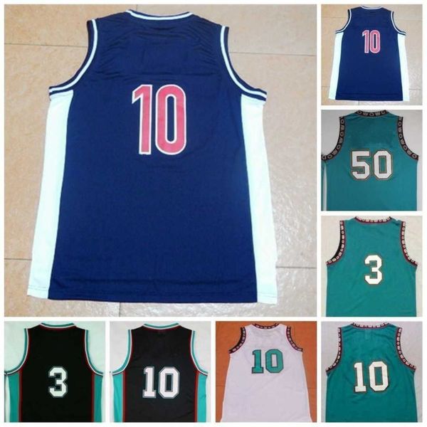 

vintage 50 reeves basketball jersey 10 men bibby 3 abdur-rahim abdur rahim green black, Black;red