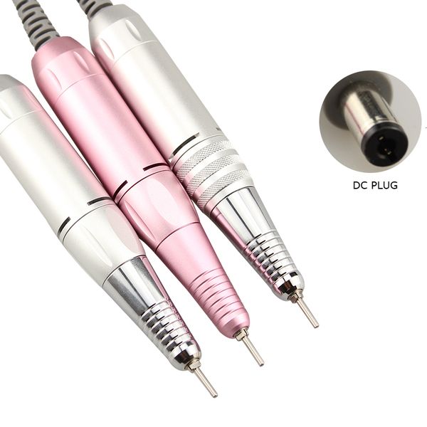 

nail art equipment professional electric manicure machine stainless steel handle 35000rpm drill accessory tool b230505, Silver