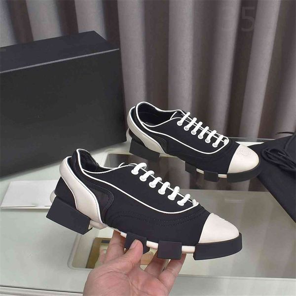 

luxury design bowling shoes channel 2023 fashionable men and women leather canvas letter logo casual outdoor sports running shoes 01-017