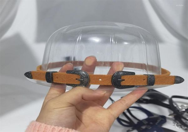 

berets 3 pcs hats women fedora women39s hat belts bands ribbon band leather accessories belt outdoor decorate winter2184561, Blue;gray