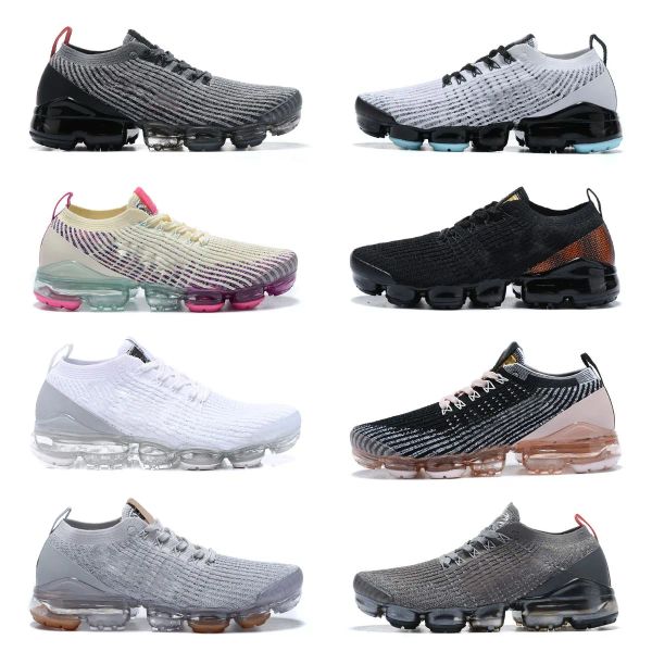 

vapores fly knit running shoes zebra airs 3.0 mens women triple black aurora oreo white pure platinum barely rose particle grey south beach