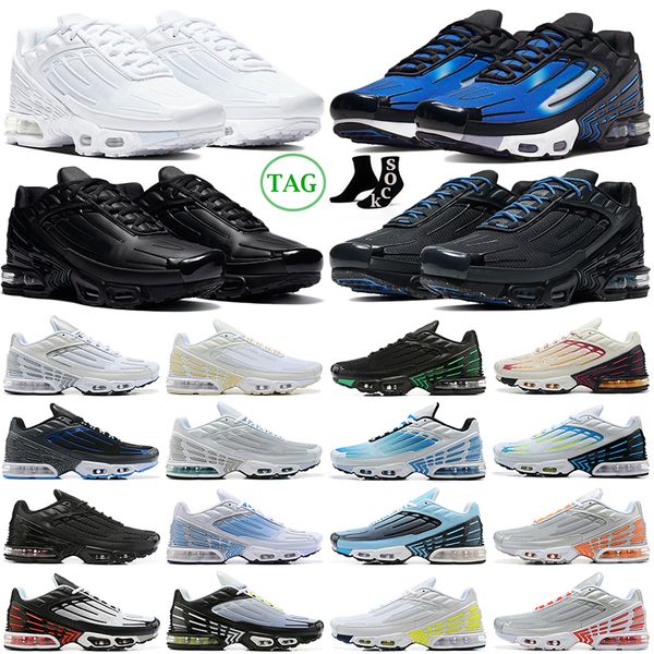 

tn 3 running shoes mens trainer plus tns tuned tn3 hyper laser blue triple white black white red grey yellow dark deep royal men women outdo