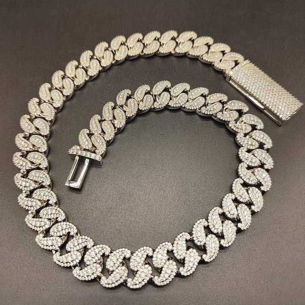 

necklace pendants chain choker moissanite vvs 925 sterling silver necklaces