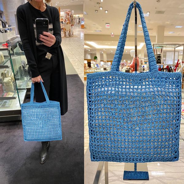 

genuine leather designer bag beach handbags women's men tote straw famous crossbody bags luxury fashion wallet summer card weave handba